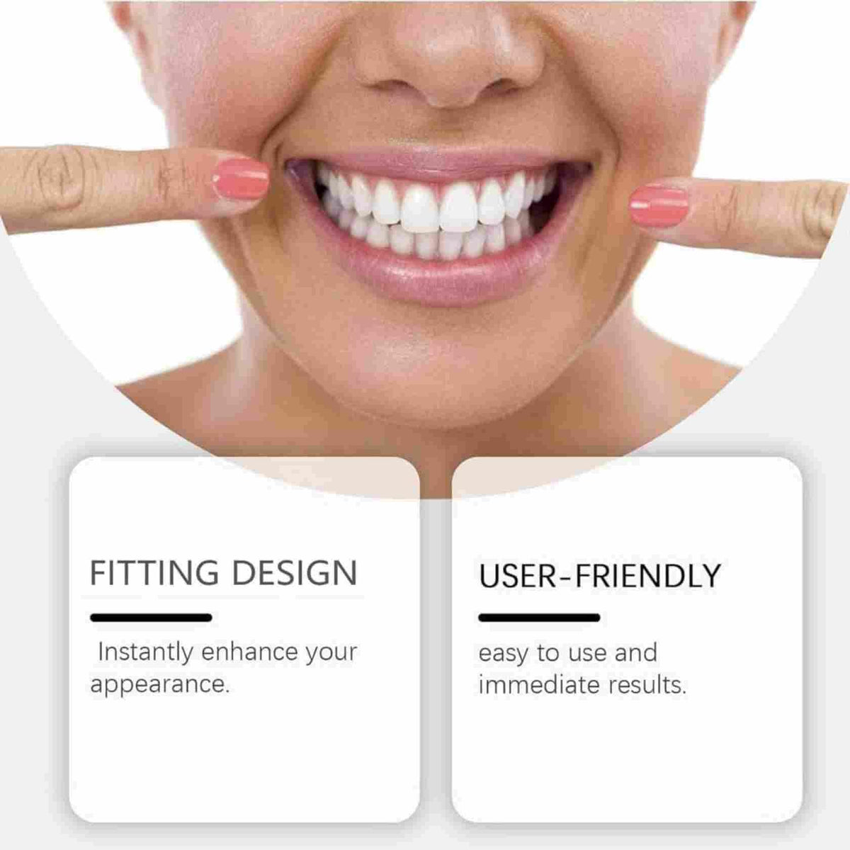 Adjustable Silicone Full-Mouth Denture Set Z800620