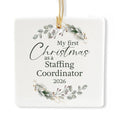 Ceramic 3-inch Square Ornament L13652