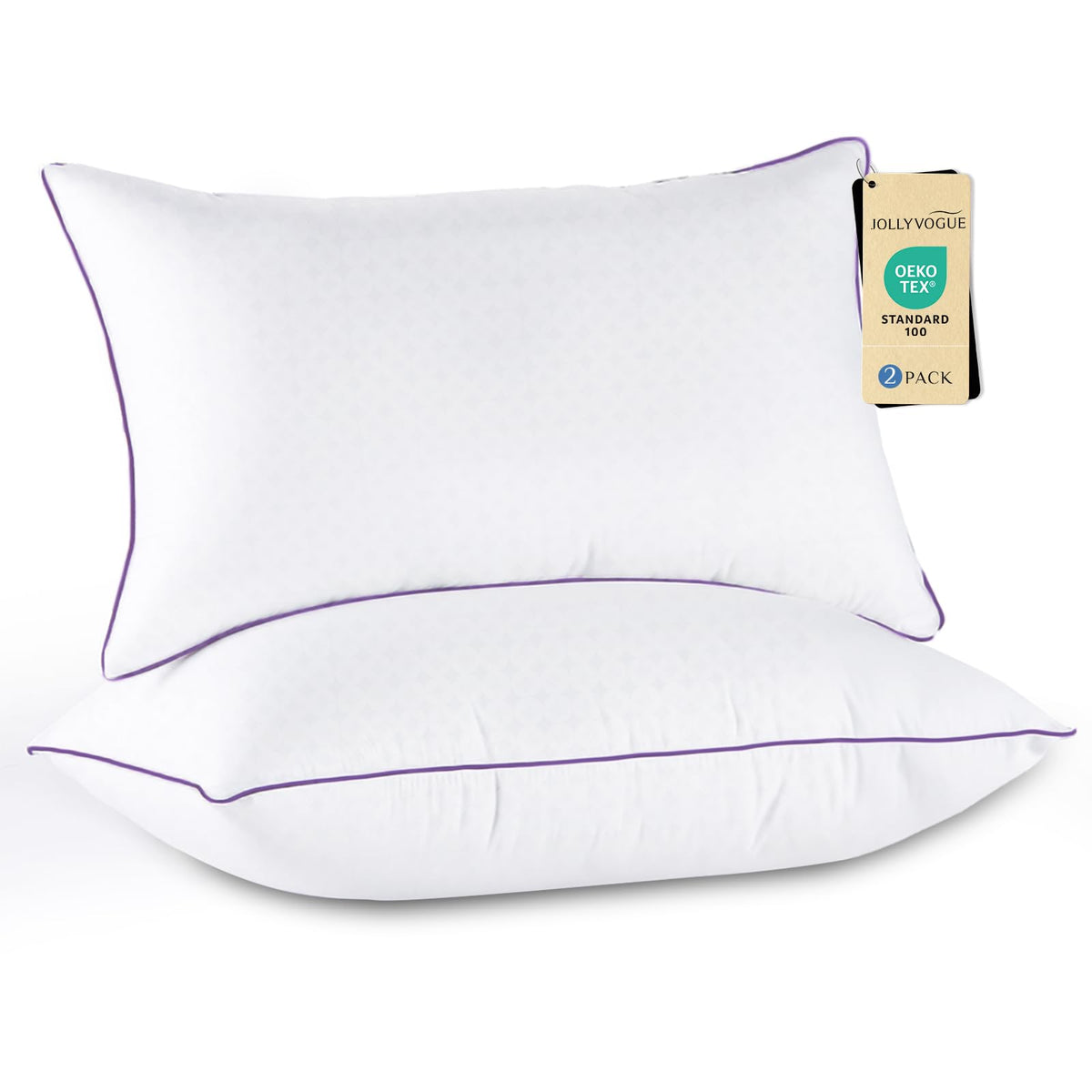 King Size Set of 2 Down Alternative Bed Pillows R104