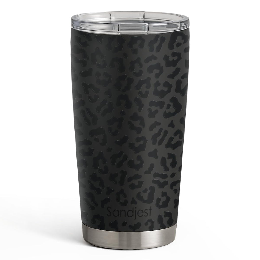 20oz Stainless Steel Insulated Leopard Print Tumbler H613248