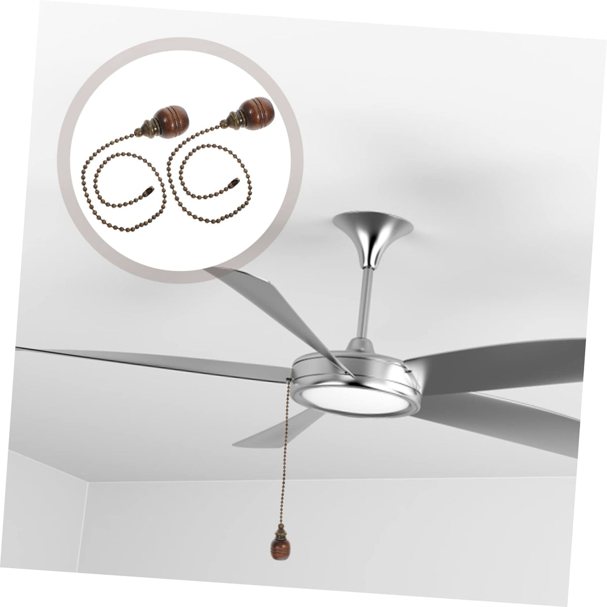 Wooden Ceiling Fan Pull Chain Set of 2 V207991