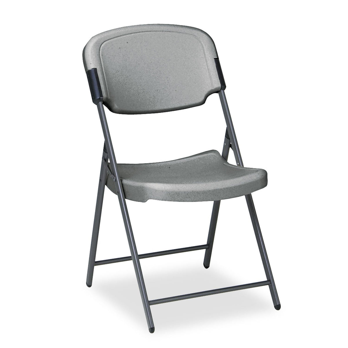 Charcoal Folding Chair with Steel Frame N175031