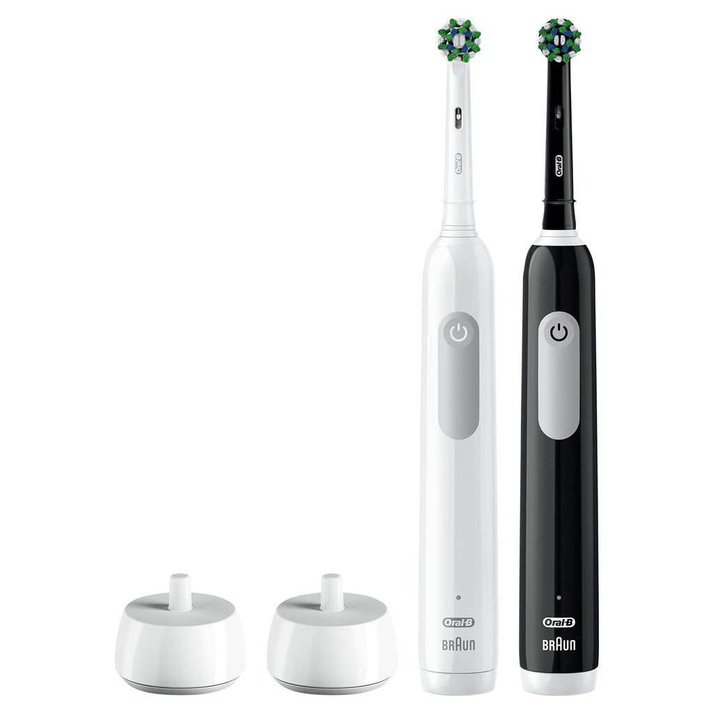 Black and White 2 Count Electric Toothbrush O28777