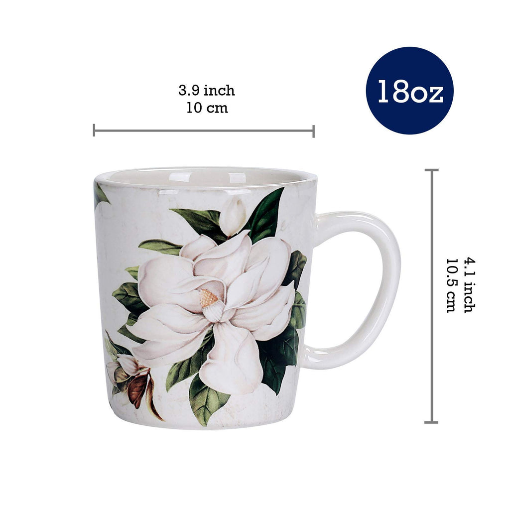 Magnolia Floral Ceramic 16 pcs Dinnerware Set H978