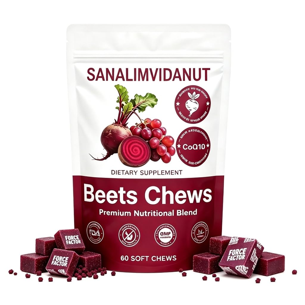 Beets Chews Dietary Supplement, 60 Count K918
