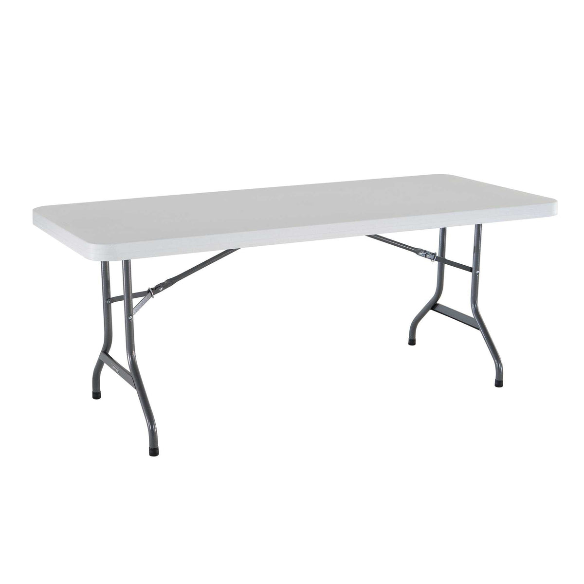 White 6 Feet Folding Utility Table Pack of 4 P1332