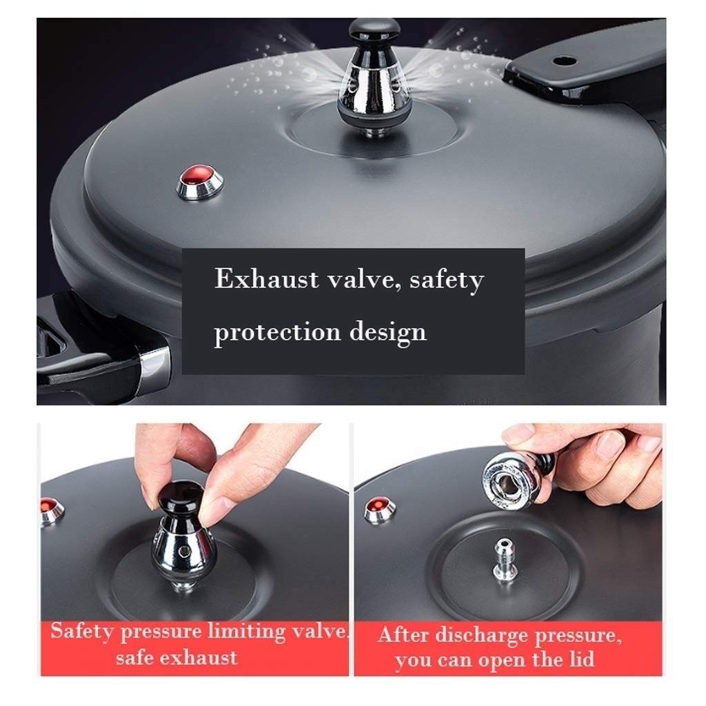 Black 3L Stainless Steel Pressure Cooker H9490