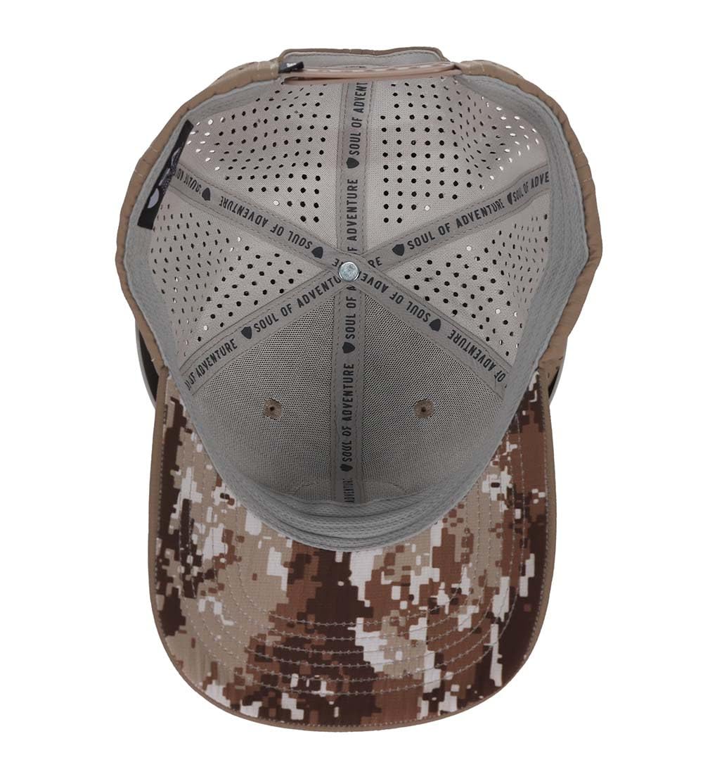 Khaki Camo Trucker Hat W3291
