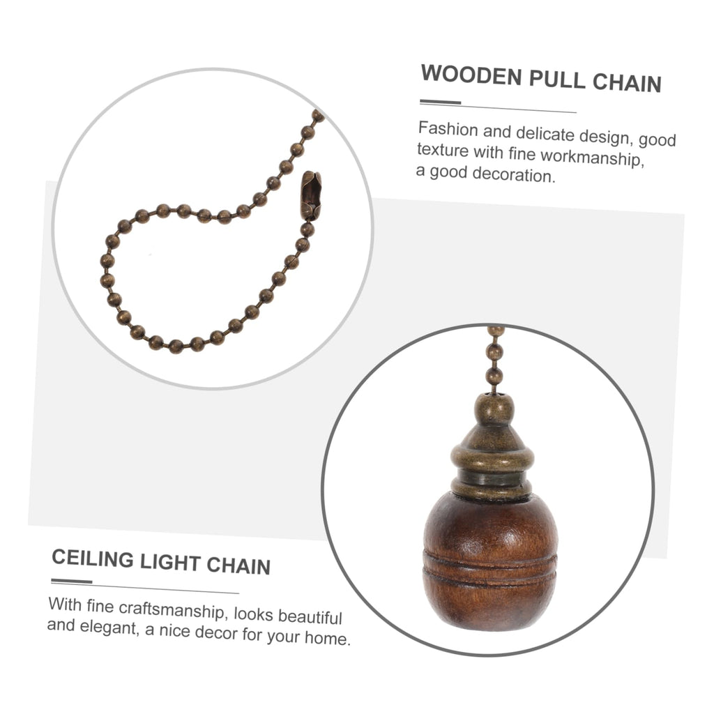 Wooden Ceiling Fan Pull Chain Set of 2 V207991