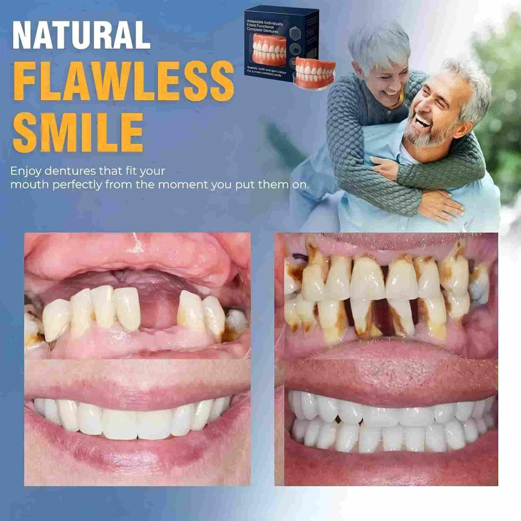 Adjustable Silicone Full-Mouth Denture Set Z800620