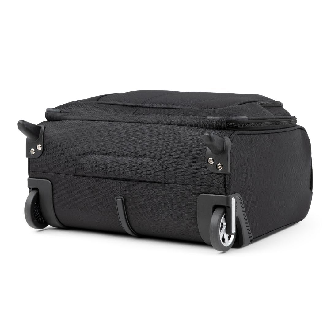 Softside Rolling Underseat Tote, Black, 14-Inch D792534