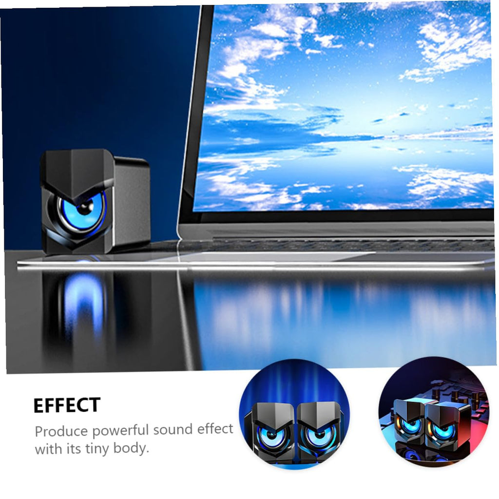 2 Pack Mini USB Powered Computer Speakers I790449