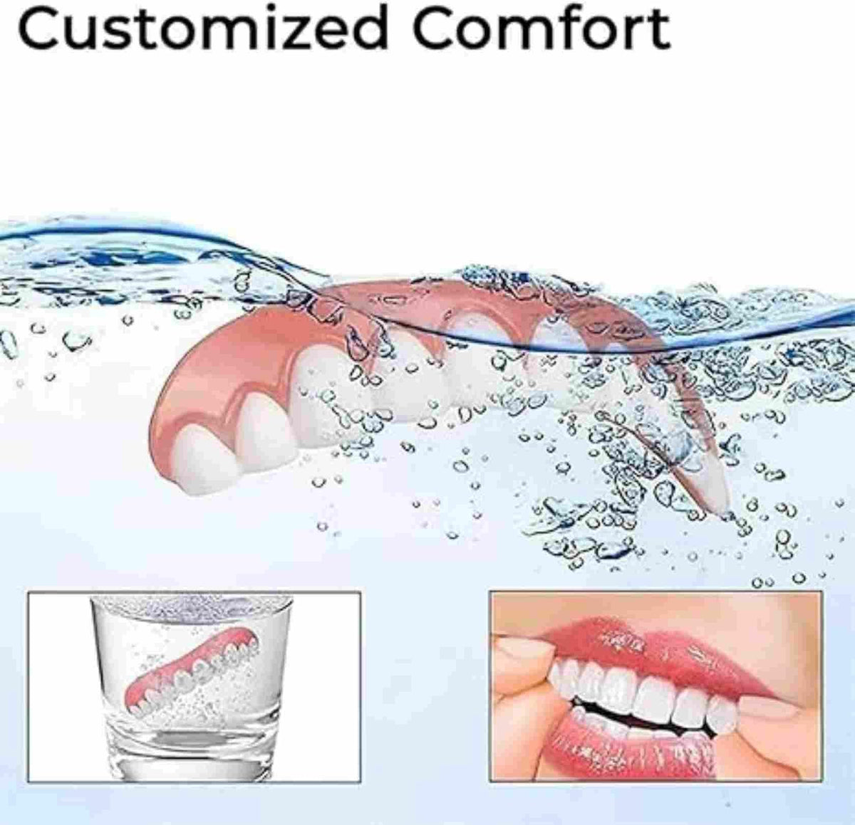 Adjustable Silicone Full-Mouth Denture Set Z800620