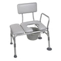Gray Transfer Bench Commode Chair B54172