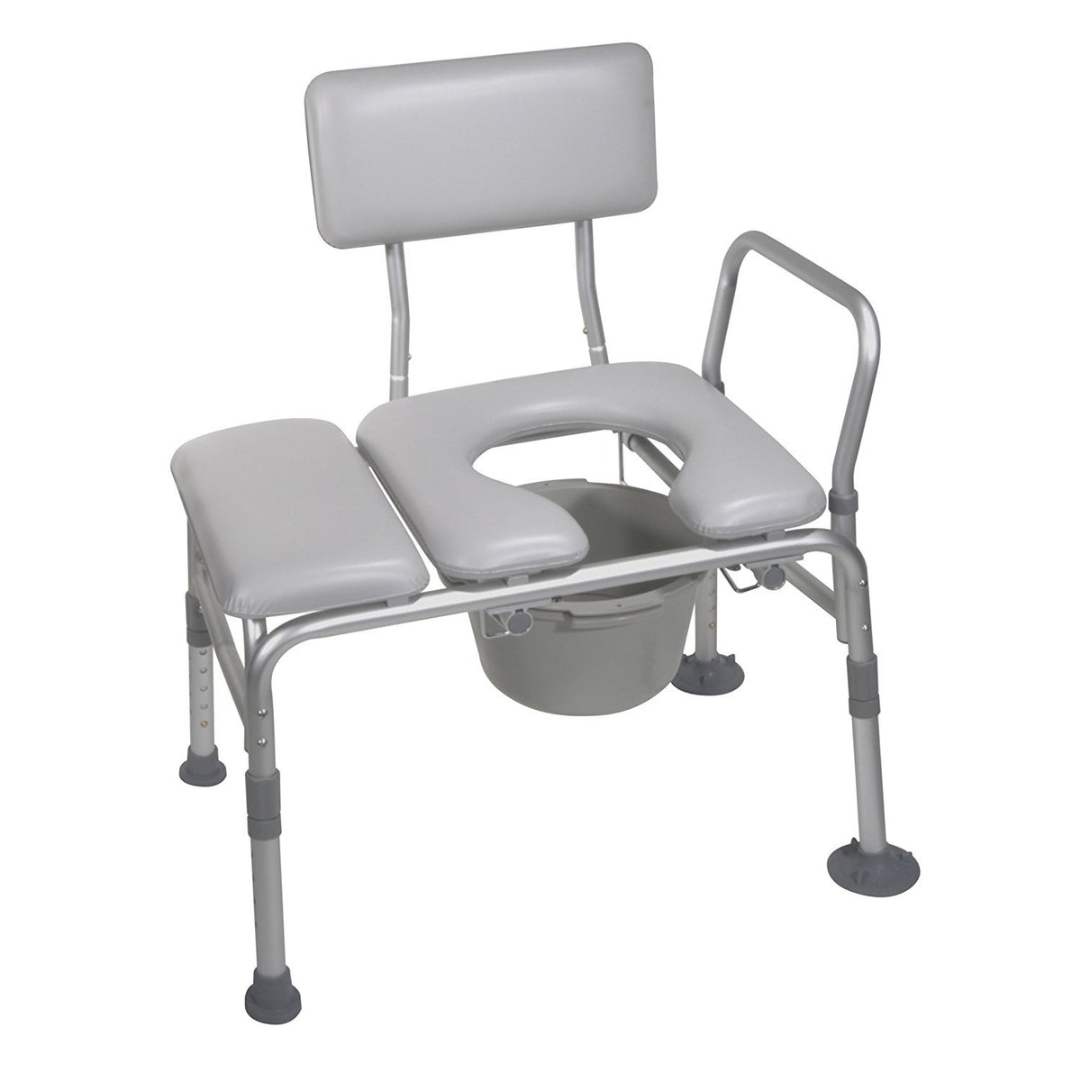Gray Transfer Bench Commode Chair B54172