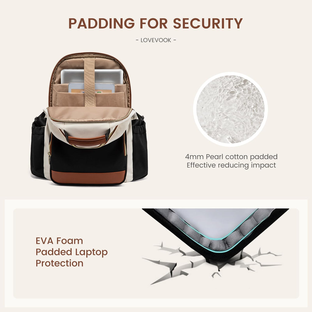 15.6 Inch Laptop Backpack with Pouch Pocket V191