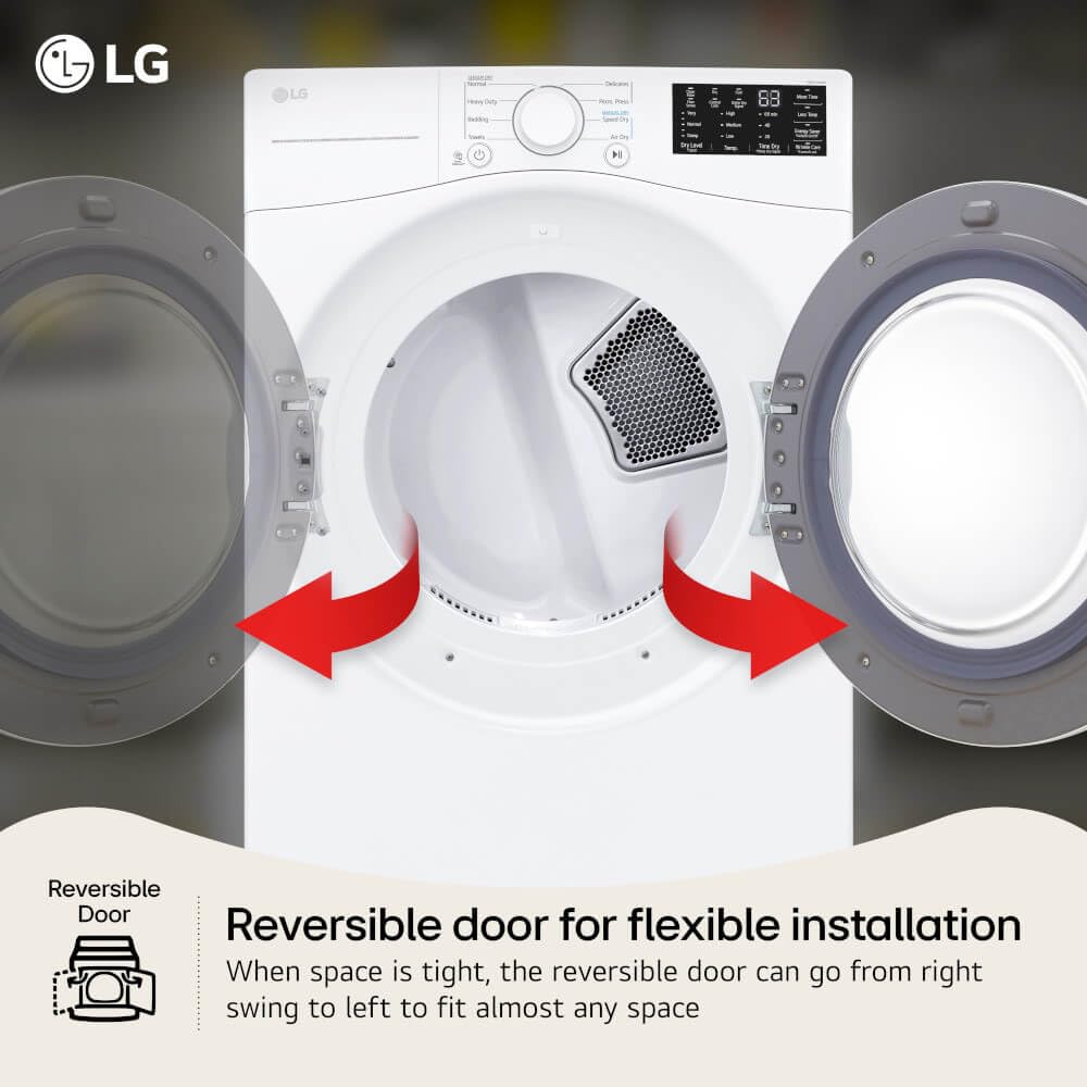 7.4 cu. ft. Vented Stackable Electric Dryer in White V62540