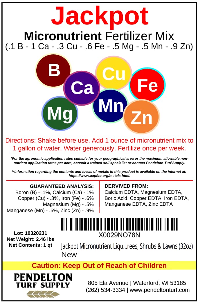 32oz Micronutrient Liquid Fertilizer Mix I4166