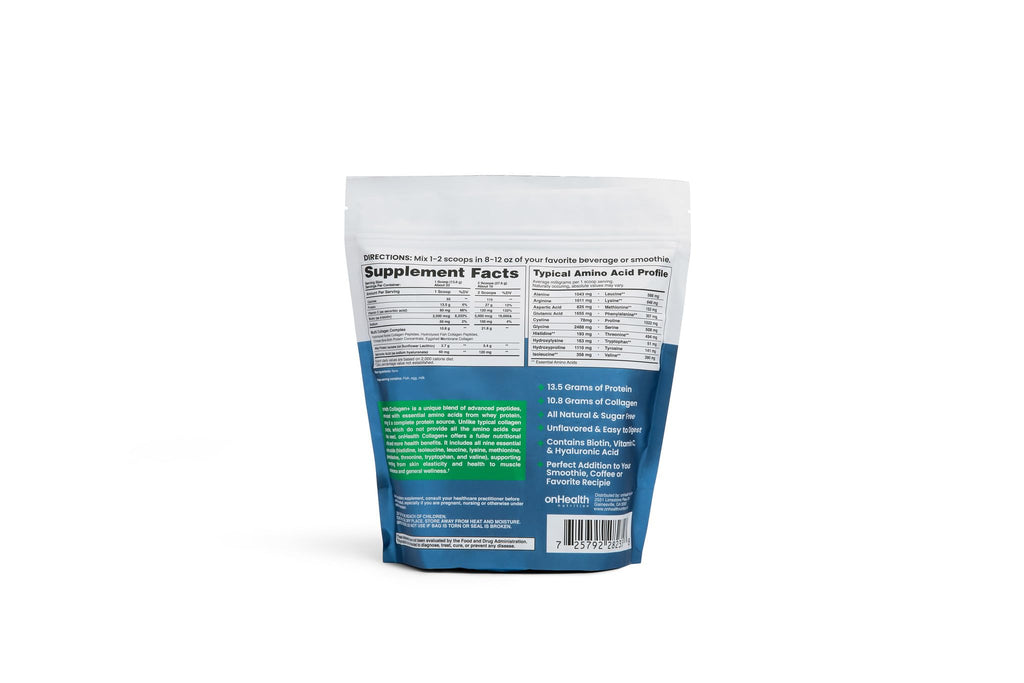 Multi Collagen Peptide Powder Types I, II, III, V & X Unflavored S971876