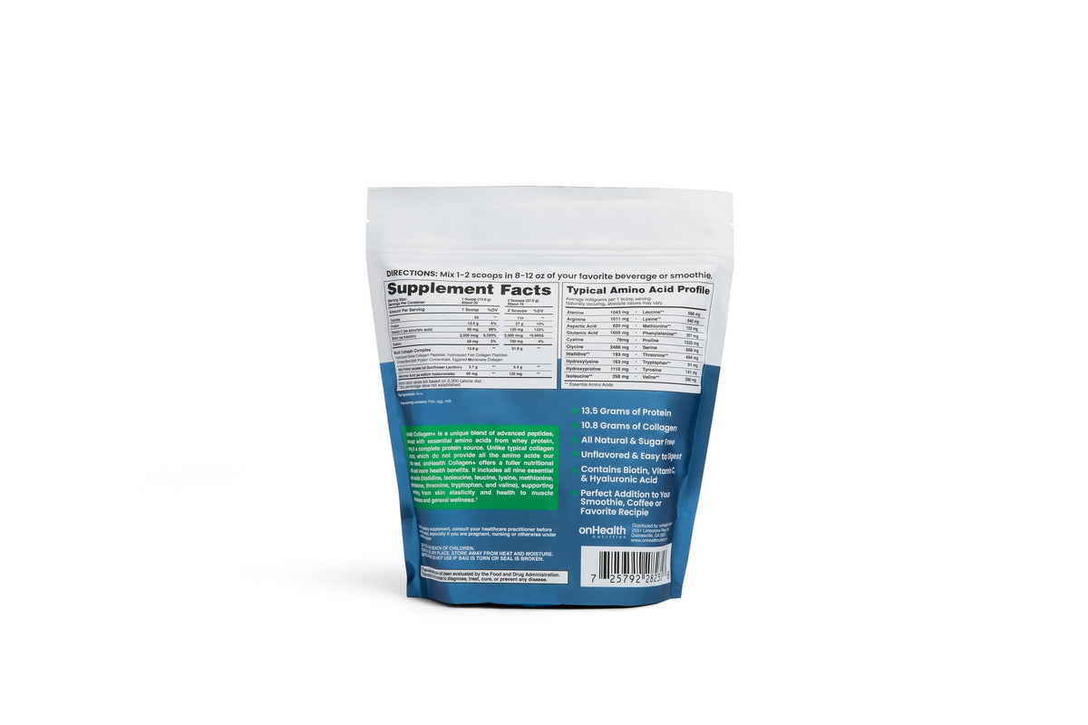 Multi Collagen Peptide Powder Types I, II, III, V & X Unflavored S971876