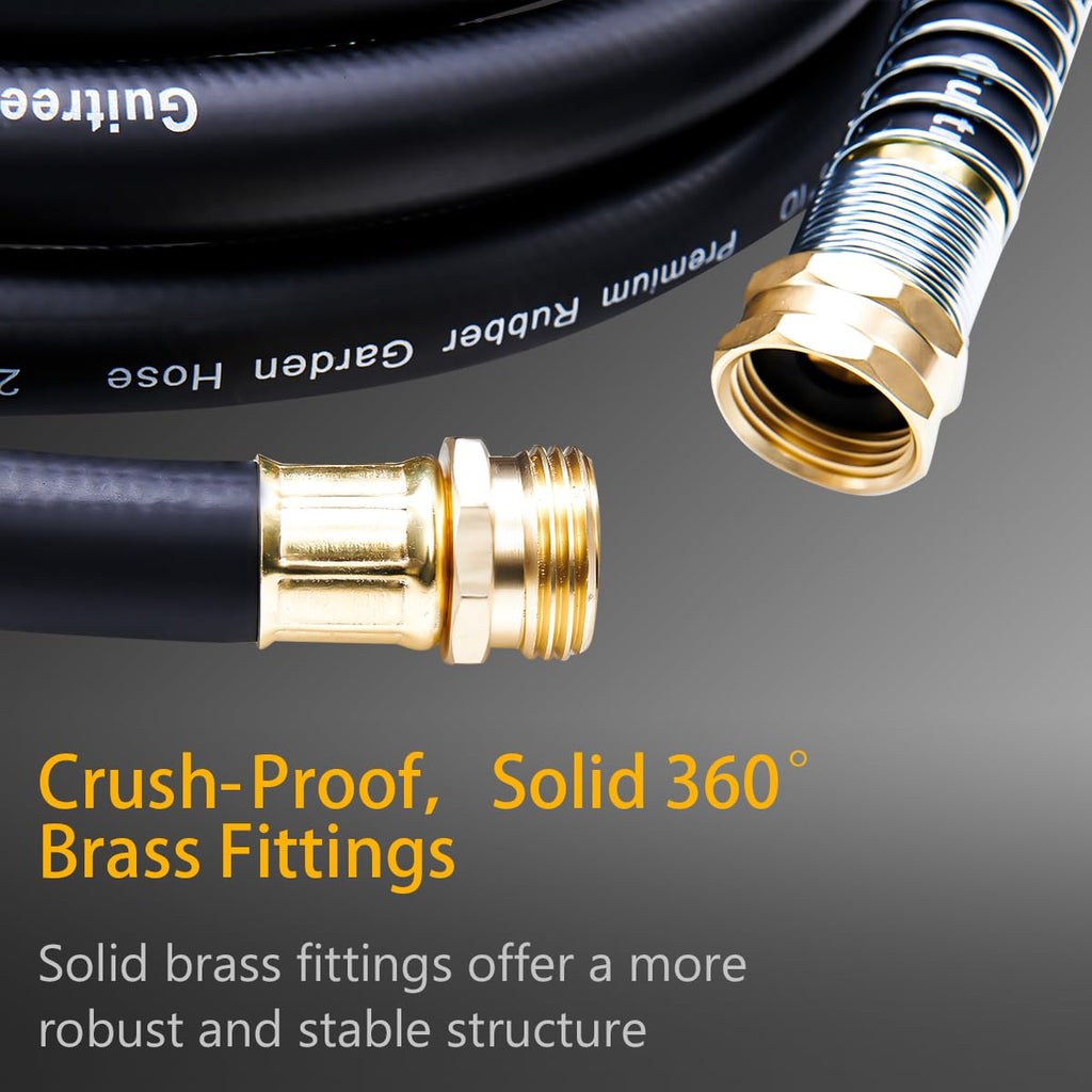 100FT Heavy Duty Rubber Garden Hose M4501