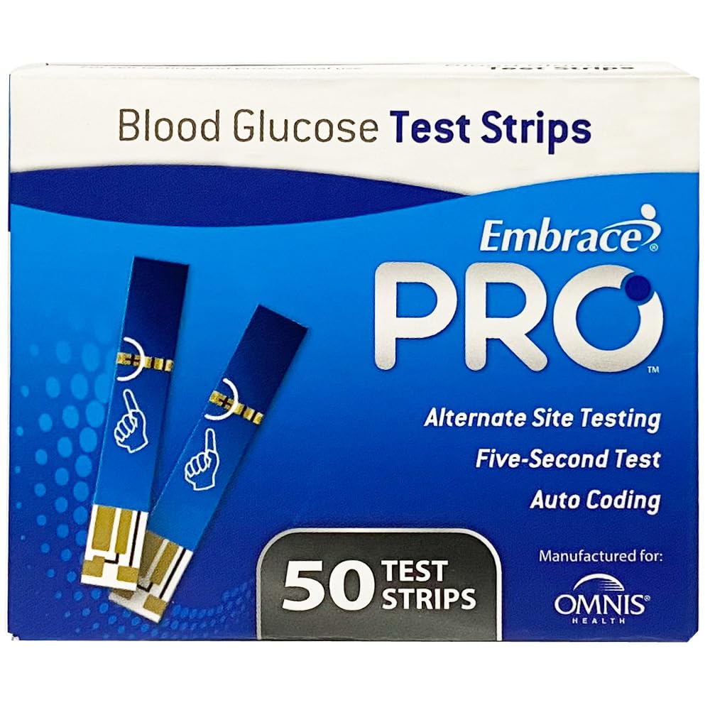 Blood Glucose Test Strips 50ct Vial I52650