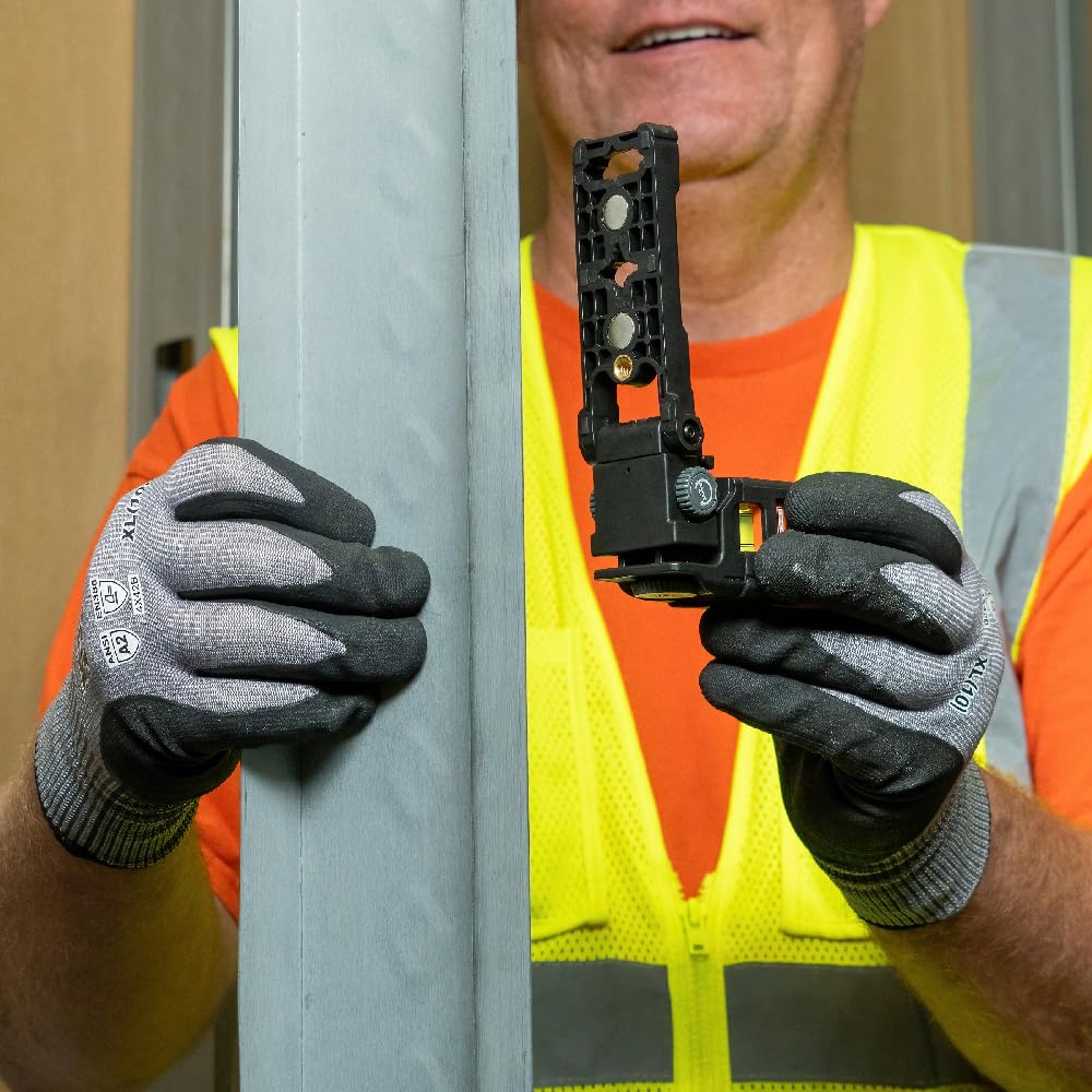 Magnetic Pocket Laser Level with 3 Bubble Vials I65044