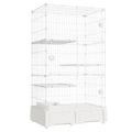 4 Tier Indoor Cat Enclosure with 3 Jumping Platforms P4084
