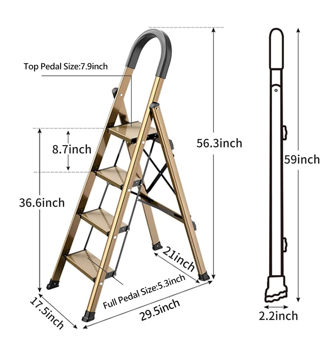 4 Step Folding Step Stool T719