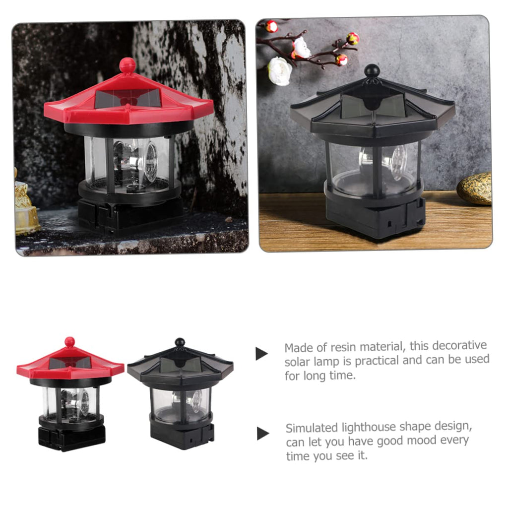 Solar Powered Rotating Lighthouse Garden Lights S288