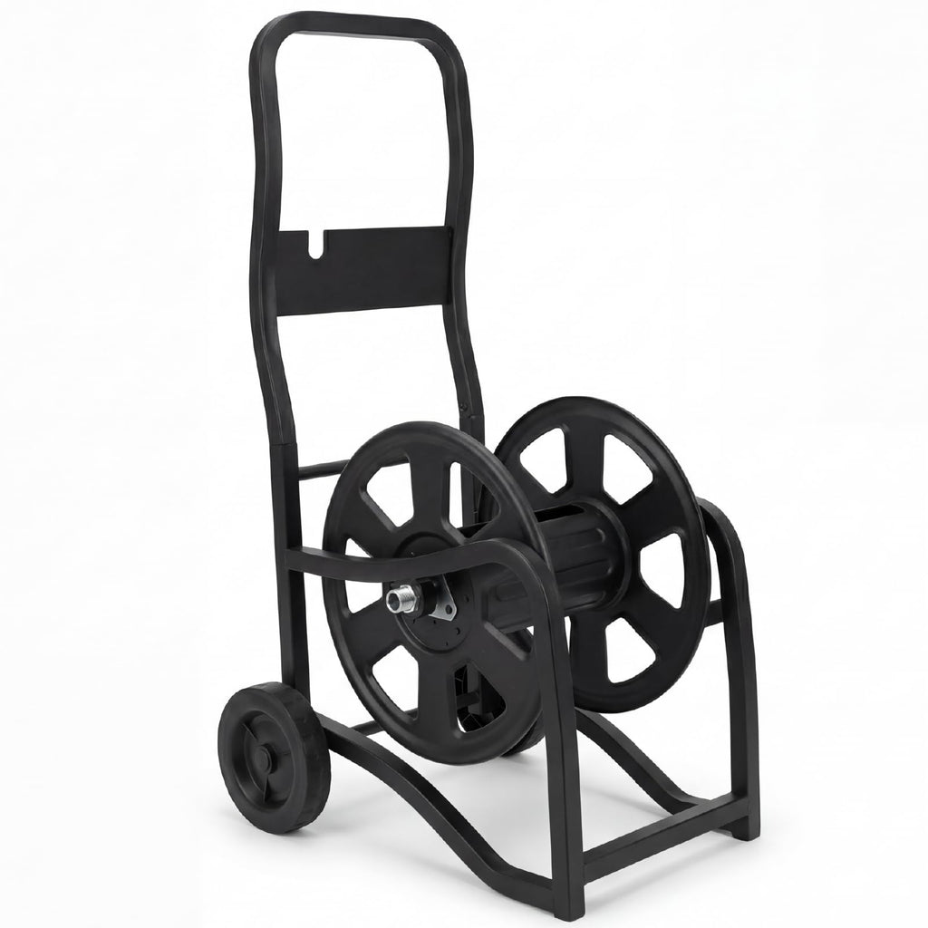 Heavy Duty Metal Garden Hose Reel Cart with Wheels, Holds 200FT Hose G429