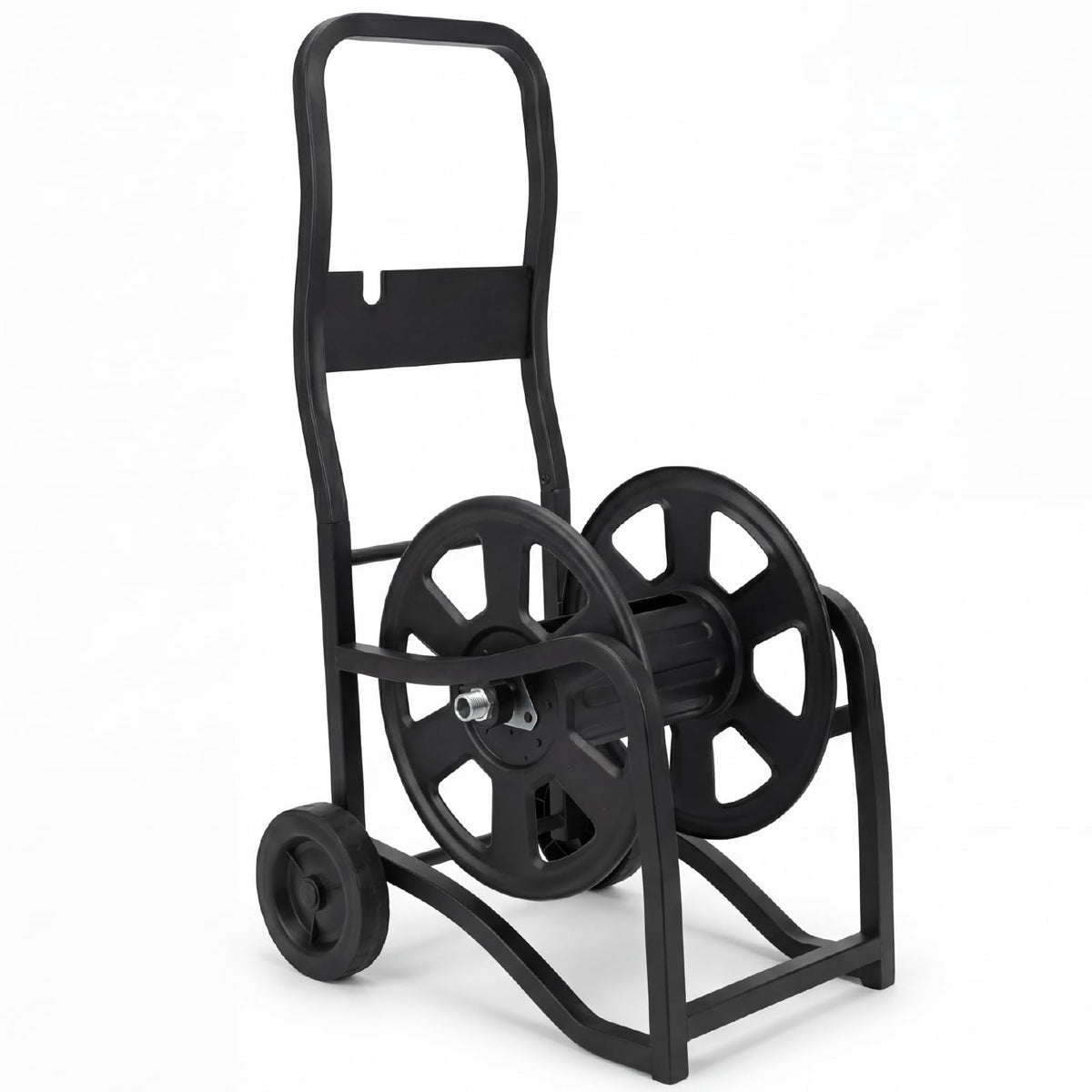 Heavy Duty Metal Garden Hose Reel Cart with Wheels, Holds 200FT Hose G429