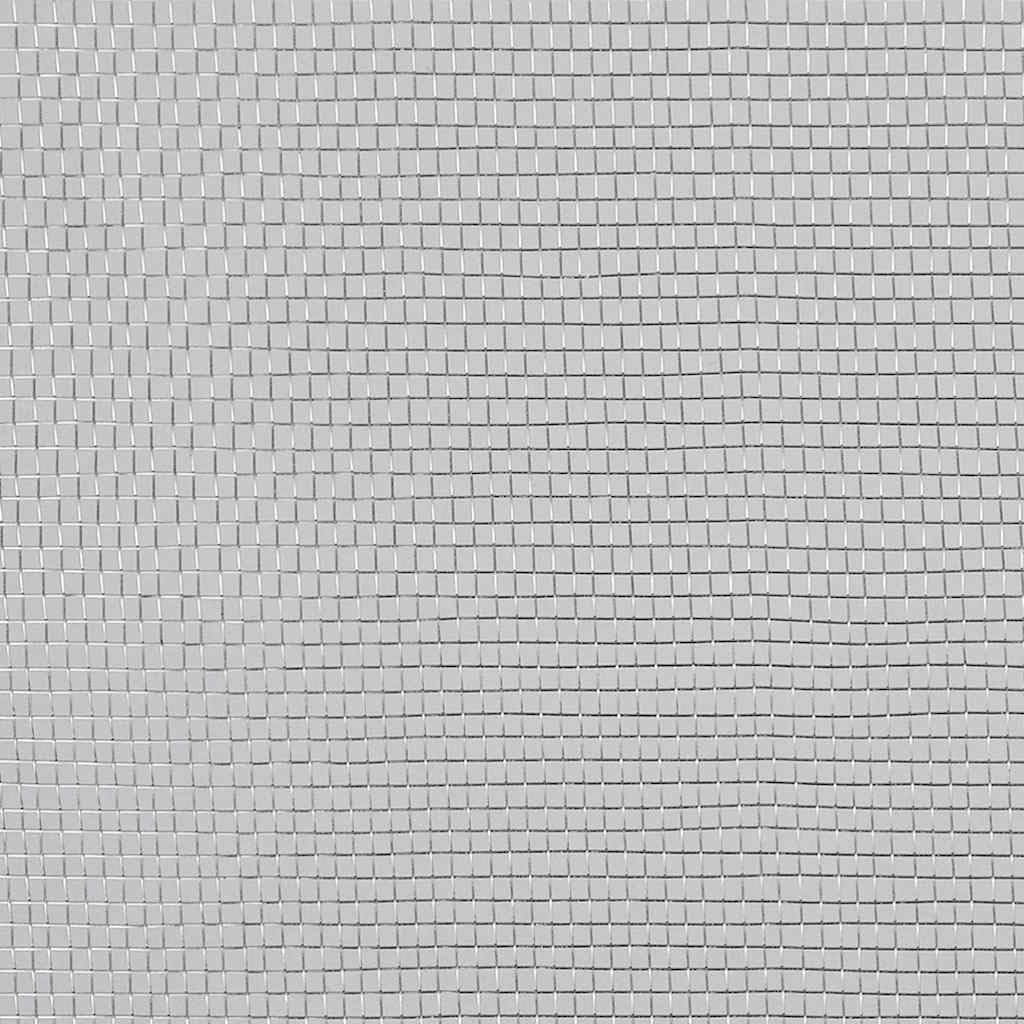 Aluminum Mesh Screen 39.4x196.9 Inch Silver Z51759