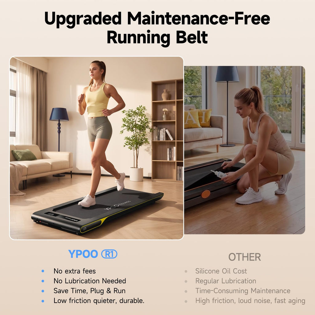 Walking Pad with 14% Incline Under Desk Treadmill F992635