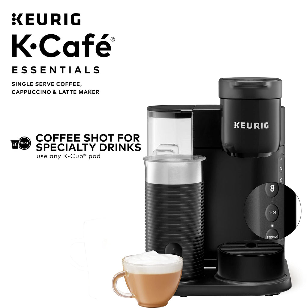 Single Serve Coffee, Latte and Cappuccino Maker, Black D92168