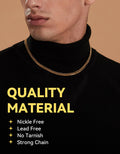 Cuban Link Chain Stainless Steel 14K Gold Plated A351