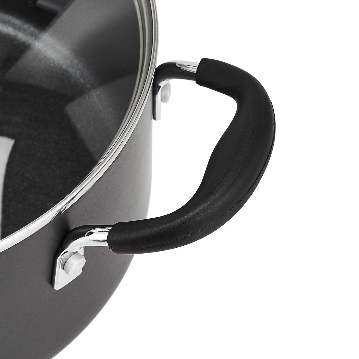 Non-Stick Hard Anodized Aluminum Cookware Set, 12-Piece U682