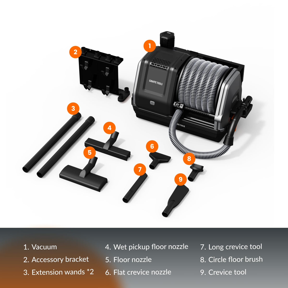 Garage Vacuum Cleaner with 30FT Hose A301