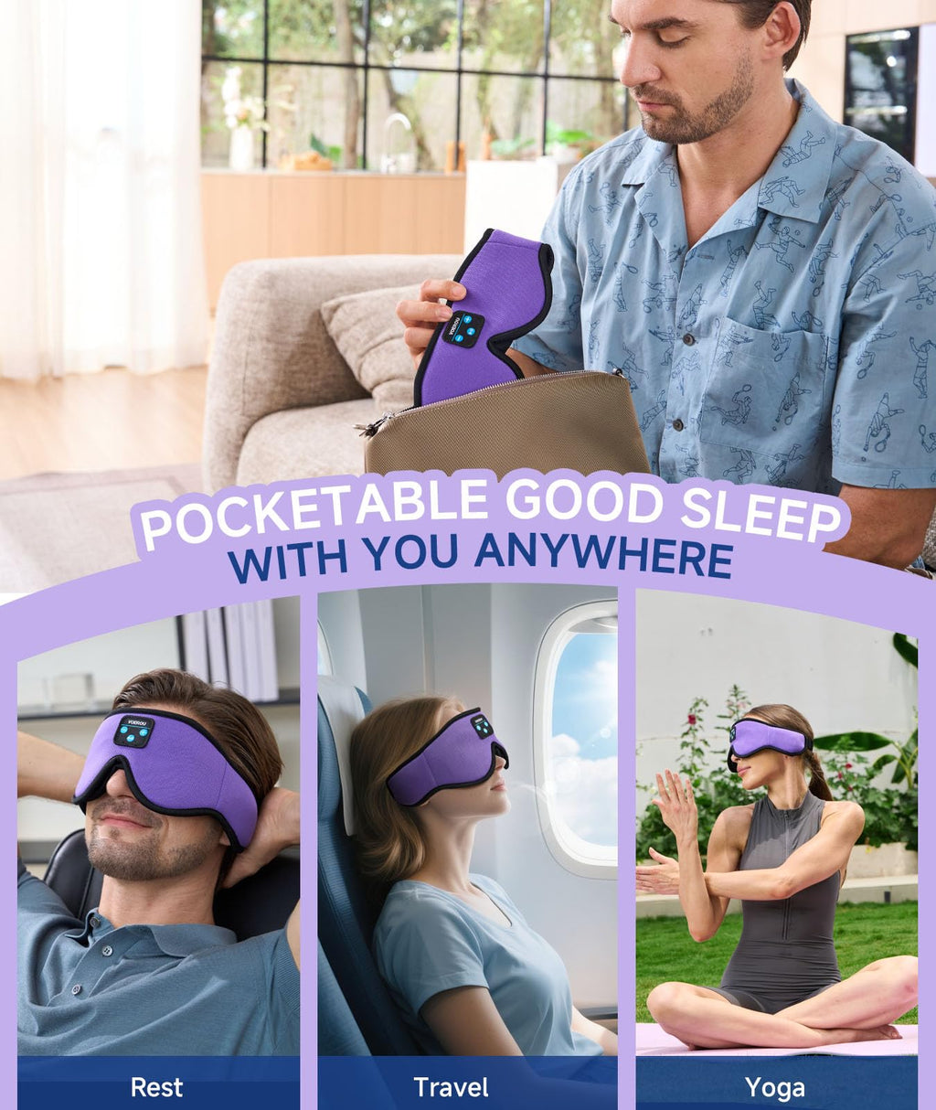 Bluetooth Sleep Mask with Headphones B791282