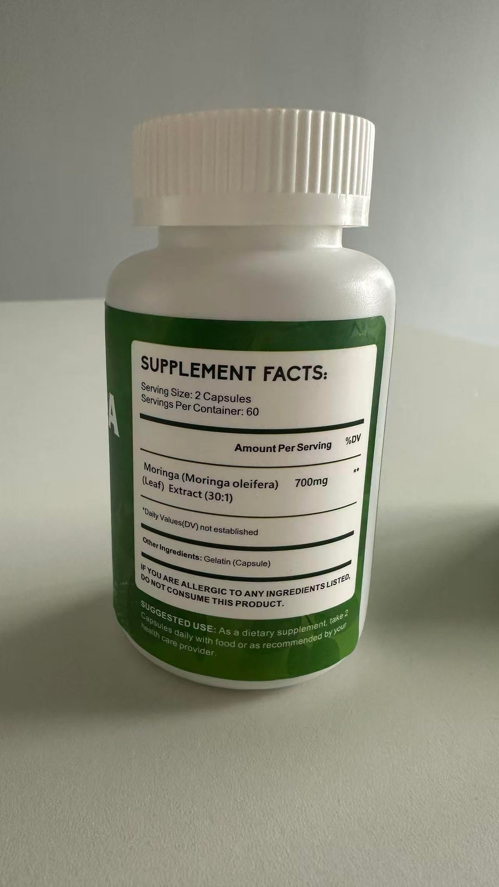 Moringa Oleifera Leaf Extract 120 Capsules 700 mg B31380