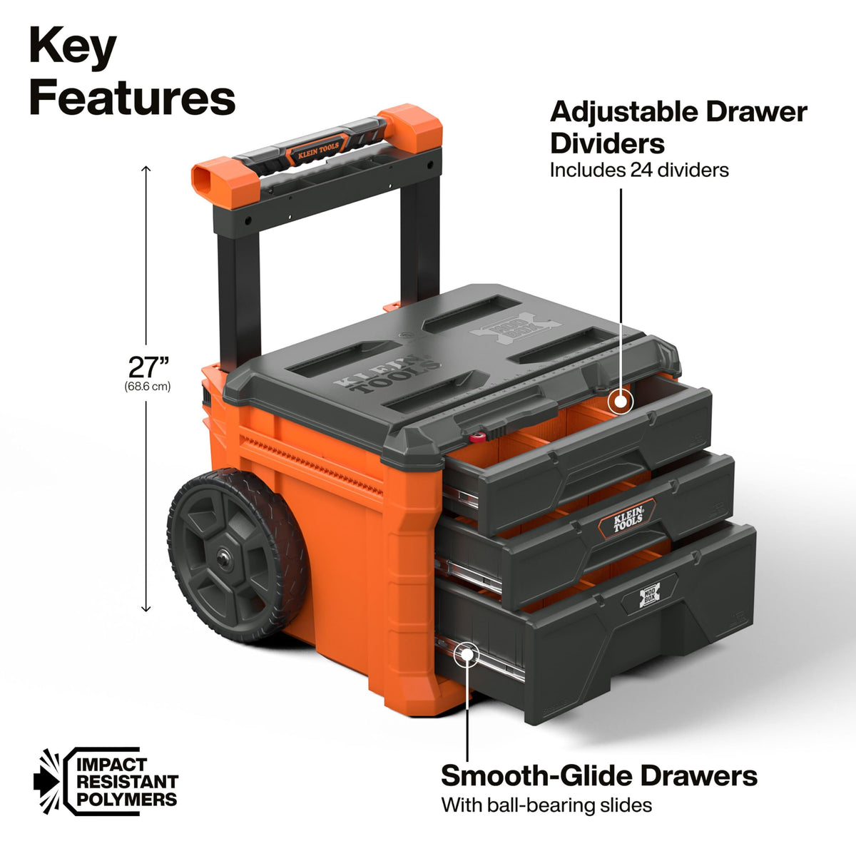 Three Drawer Rolling Toolbox I138