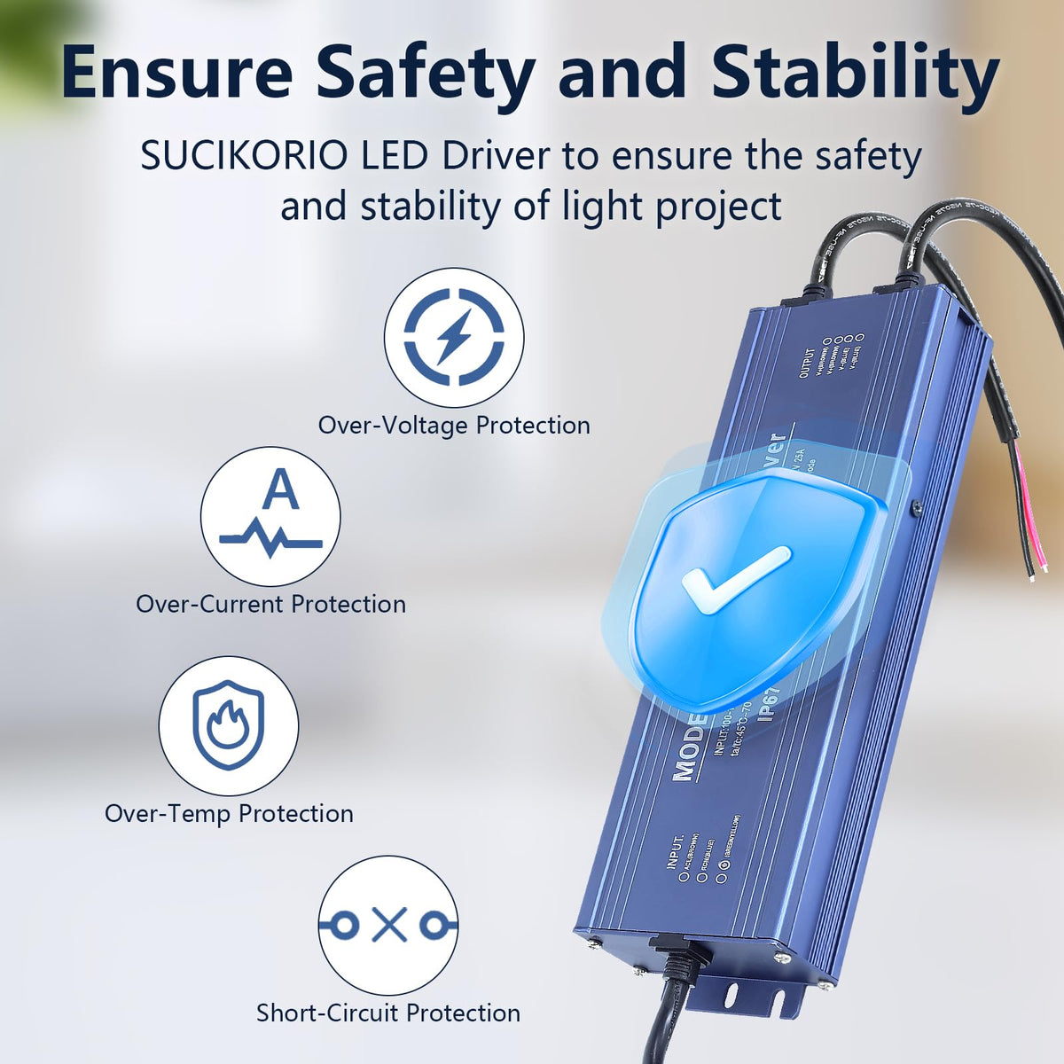 Waterproof IP67 12V 200W Ultra Slim LED Driver Transformer Y512395