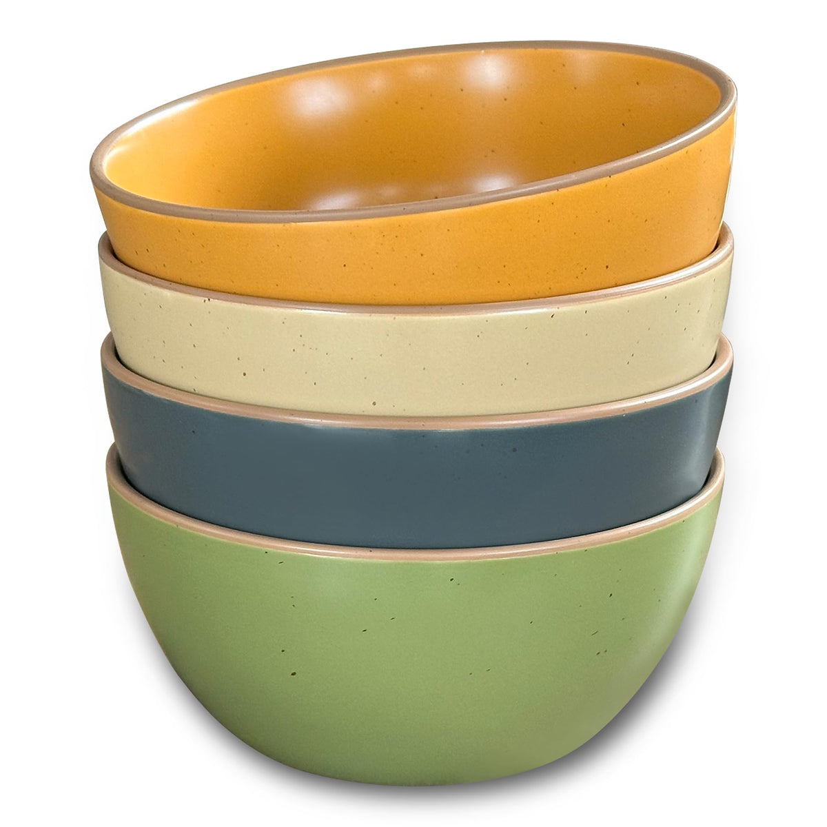 Ceramic Matte Bowls Set of 4 28oz O551254