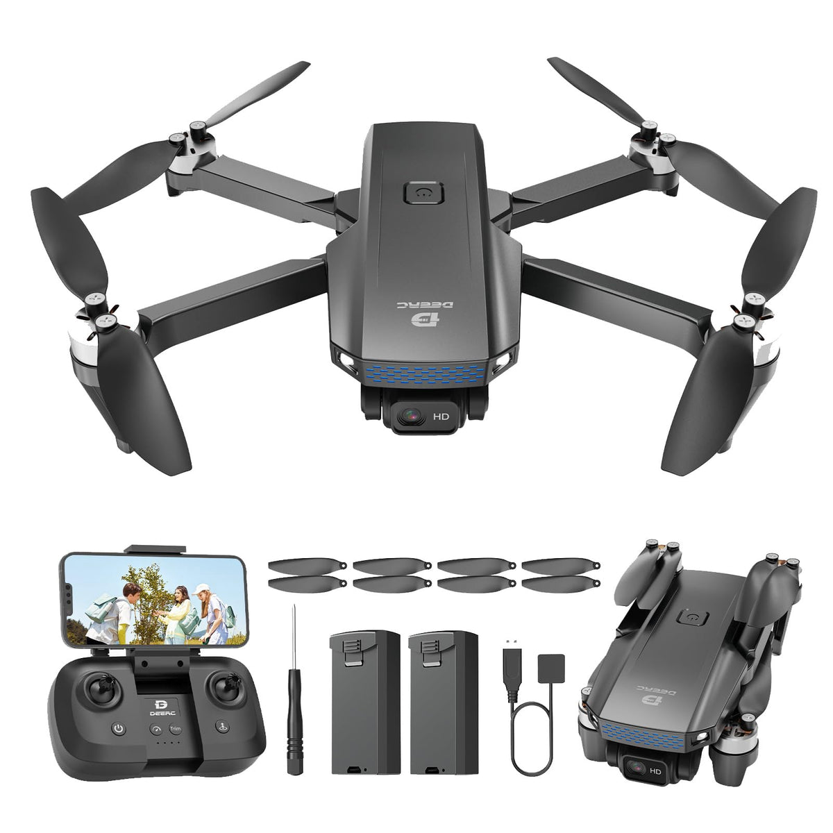 Camera Drone with 2 Batteries C79140