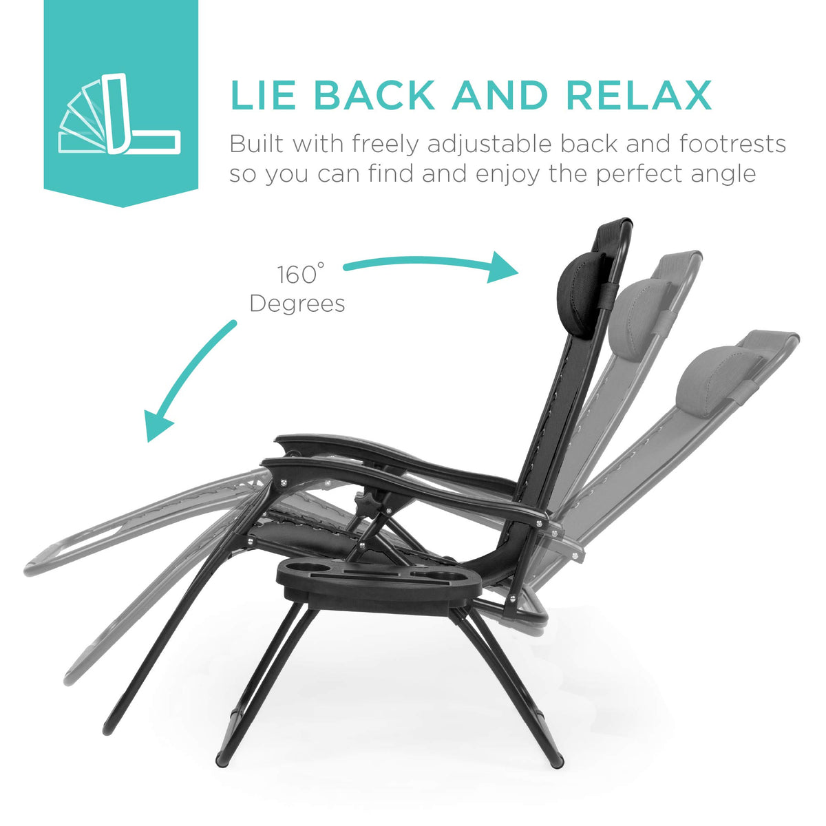 Zero Gravity Chair Recliner Black F5643