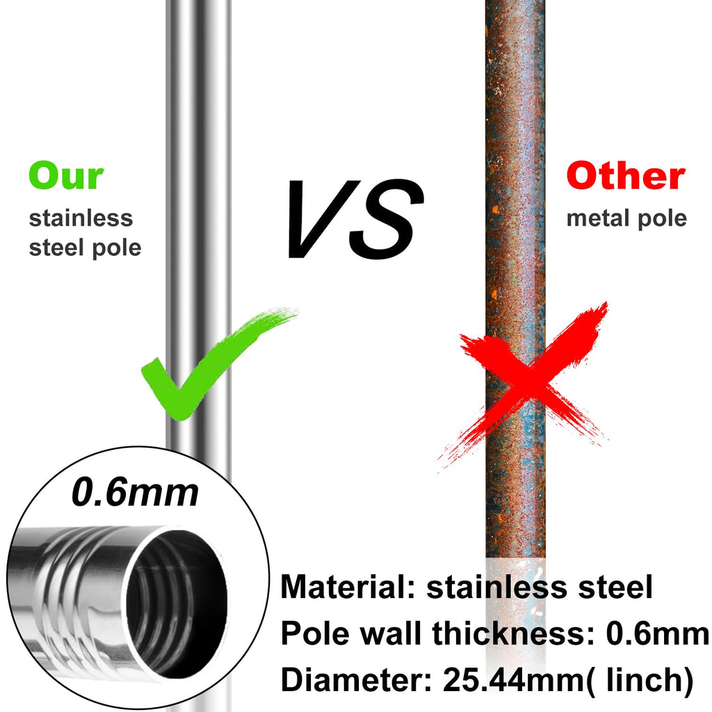 Heavy Duty Stainless Steel Flag Pole Kit H317
