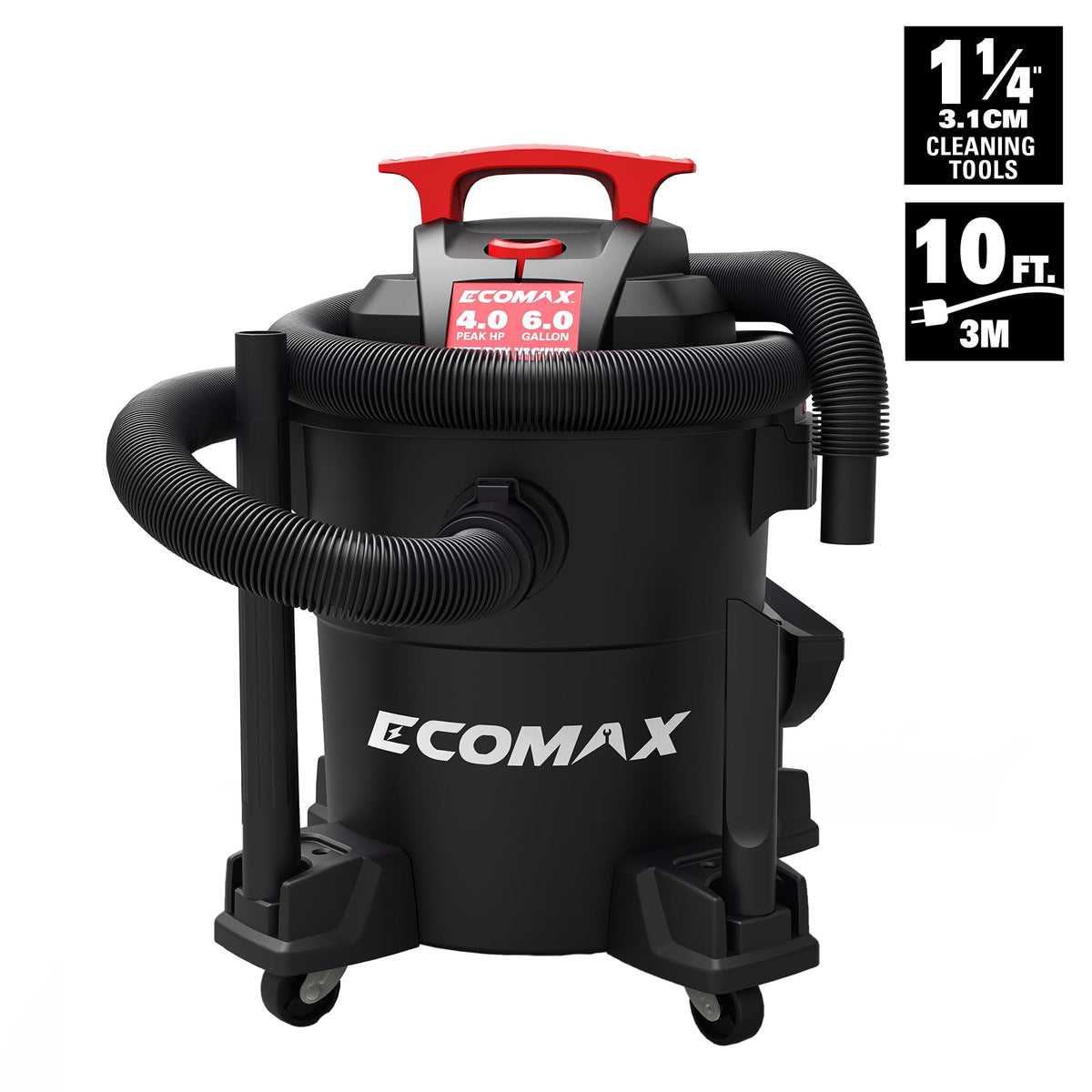6 Gallon 4 HP Wet Dry Shop Vac Q42746