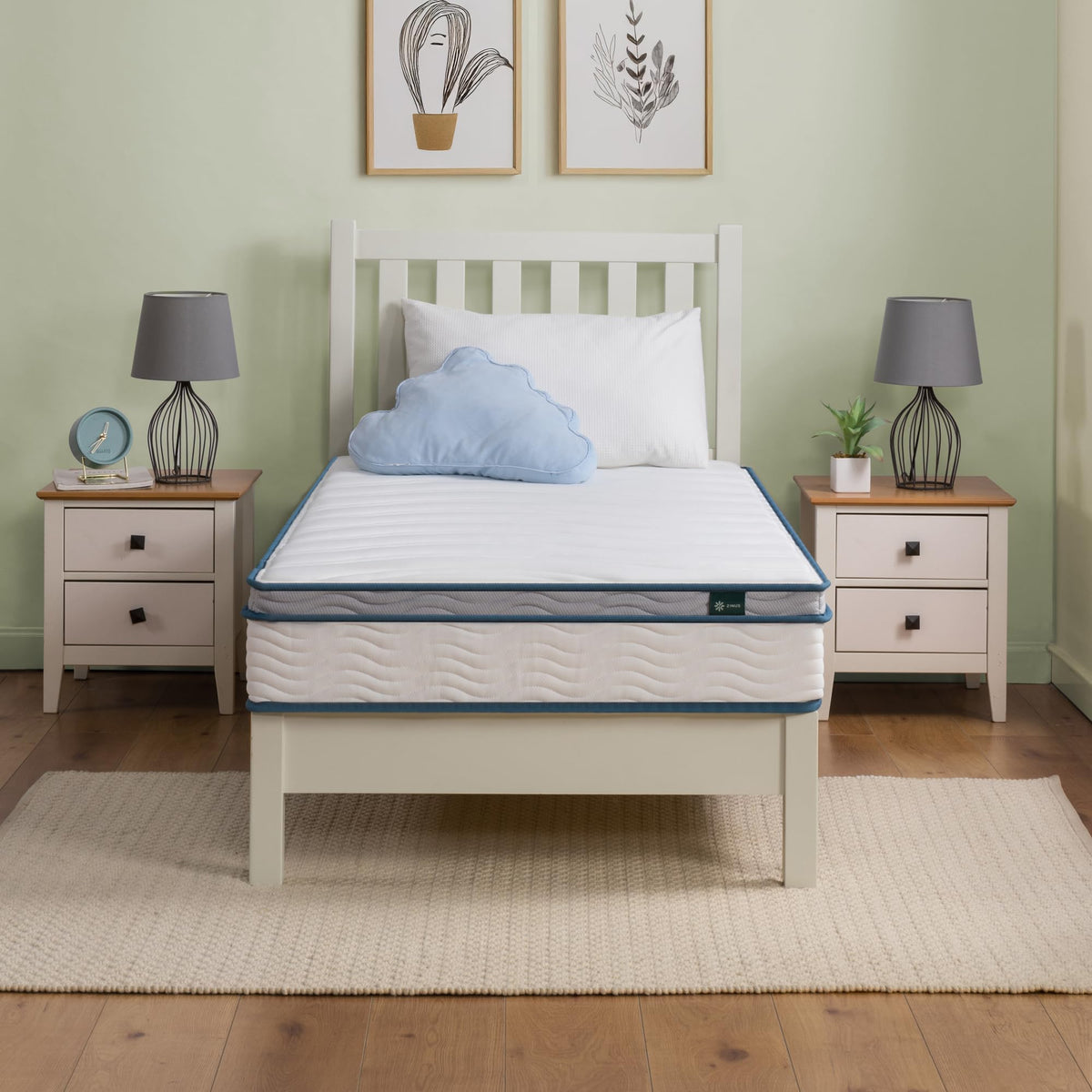 8 Inch Medium Firm Hybrid Mattress, Twin D58873