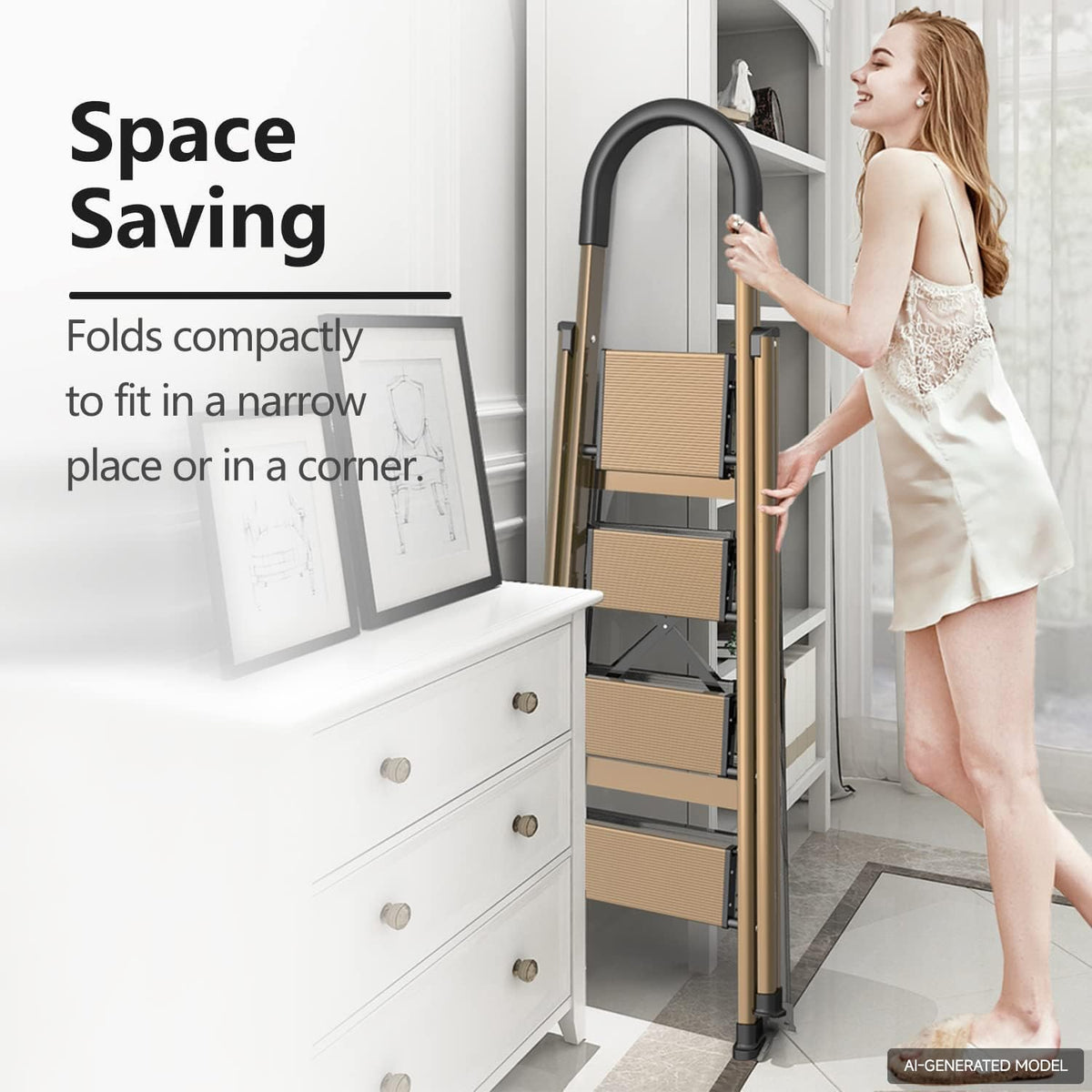 4 Step Folding Step Stool T719