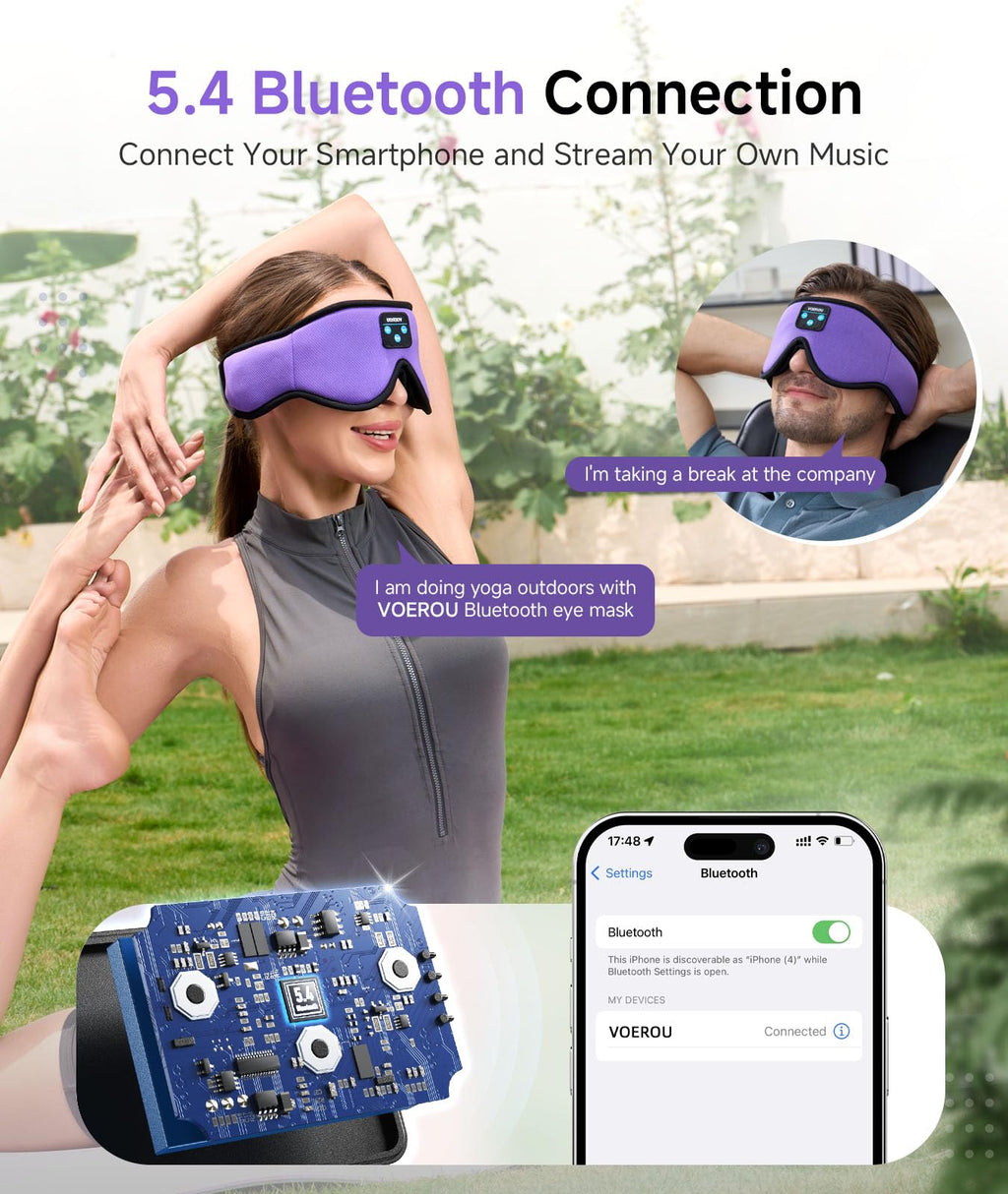 Bluetooth Sleep Mask with Headphones B791282